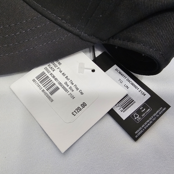 Dsquared2 Canadian Flag Icon Baseball Cap Baseball Hat Black - Picture 7 of 7